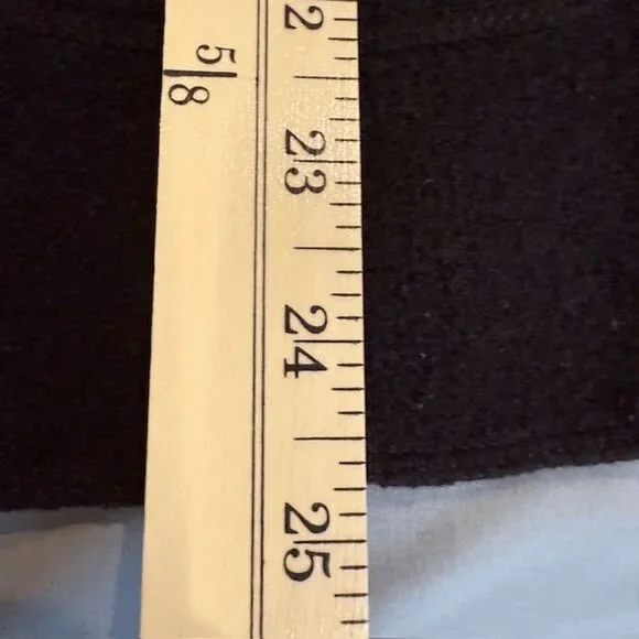 Eileen Fisher 100% Wool Jacket Black Button Front Pockets Size Medium Petite